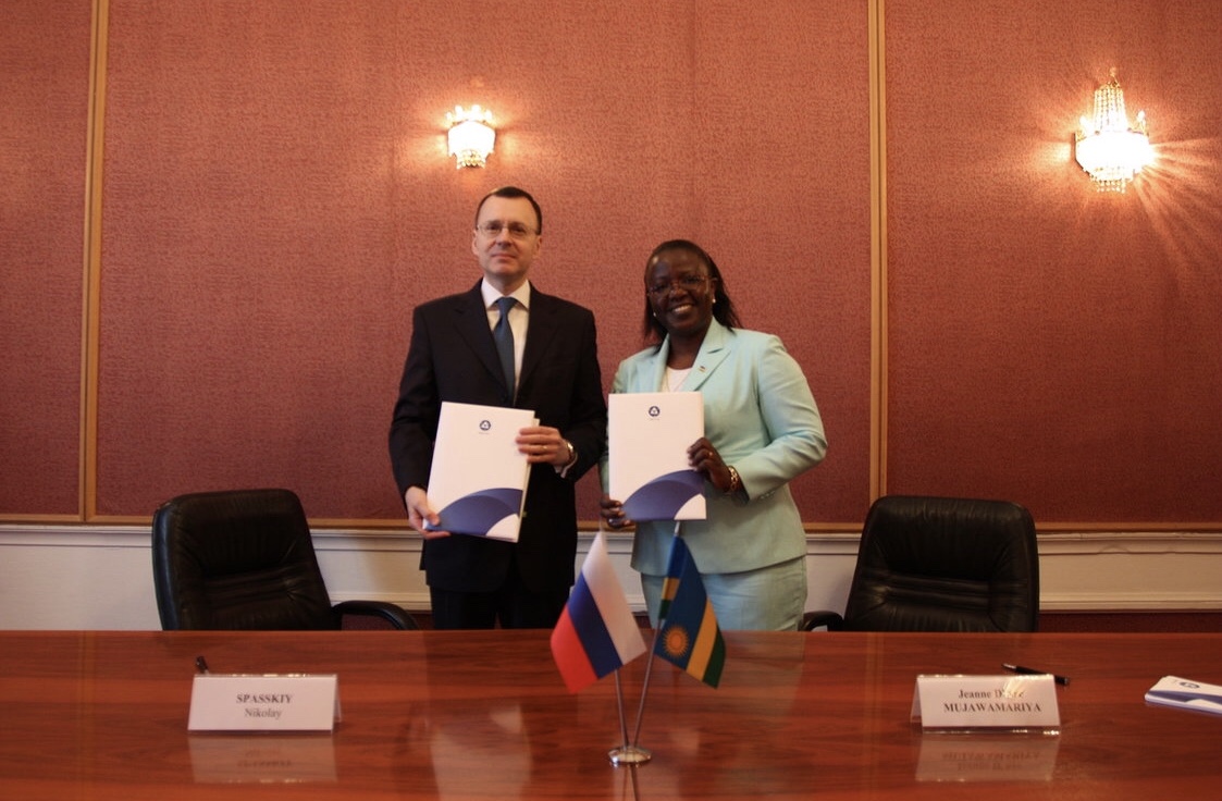 La Russie et le Rwanda ont signé un Mémorandum de coopération dans le domaine de l'utilisation pacifique de l'énergie atomique