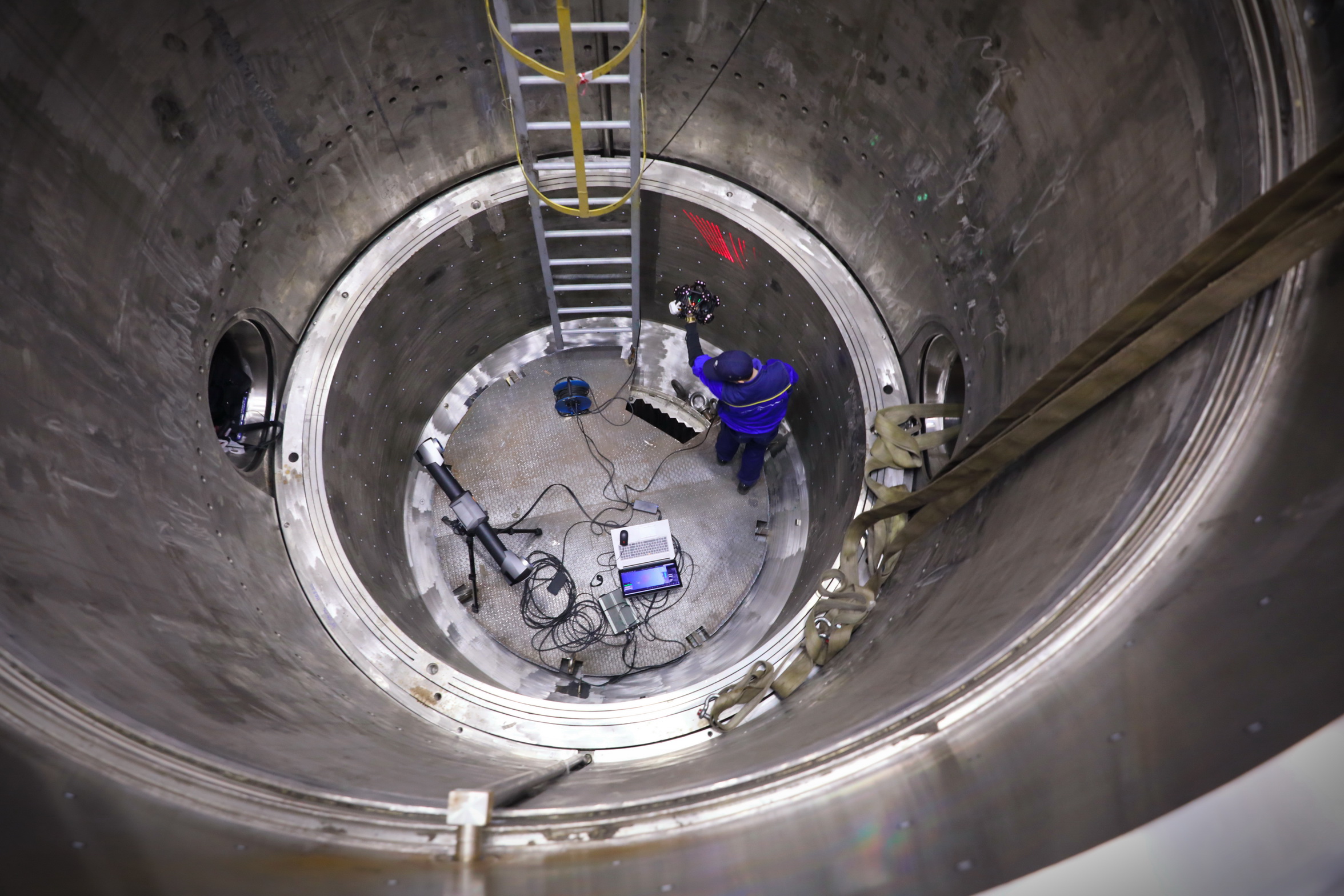 Atommash performs test assembly of the vessel with internals of the MBIR research reactor